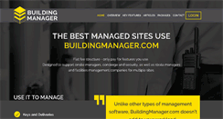 Desktop Screenshot of buildingmanager.com